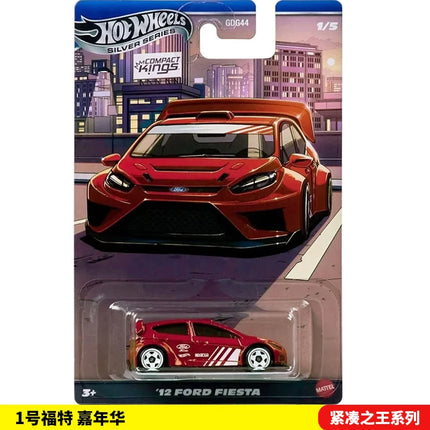 In Stock Hot Wheels GDG44 Silver Label Compact Kings Serise Fiesta Miata Sentra 1/64 Scale Die-Cast Model Gifts Surprise Car Toy
