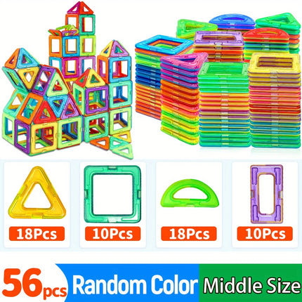 Magnetic Blocks Building, Improve Creativity Hands-On Ability 3D Puzzle Design Toy, for 3 - 6 Years Old Birthday Halloween Gift