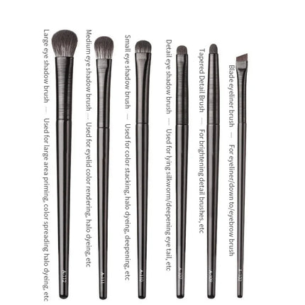5/6PCS Professional Eyeshadow Brush Set Soft Contouring Eyeliner Eyebrow Makeup Brushes for Women Cosmetic Beauty Tools Kit