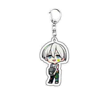 Anime WIND BREAKER 6cm acrylic Keychain key chain big stand brand Sakura-harusugita Keitaro  decoration key ring Gift