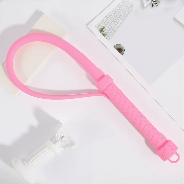 All Silicone Flogger High Elasticity BDSM Whip Spanking Caning Paddle For Adult SM Games Sexyshop Erotic Accessories Adult Toys