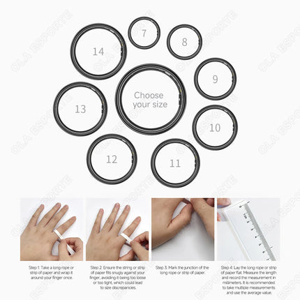 New Blood Pressure Sleep Health Monitor Smart Ring Sport Remote Camera smartring IP68 Waterproof Care for family Rings Men Women