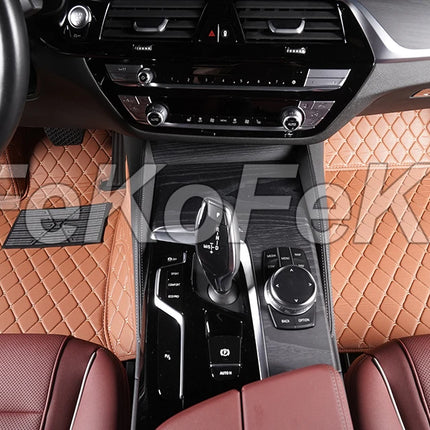 Custom Car Floor Mats For VW Polo Polo-Plus Polo-GTI Auto Carpets Foot Coche Accessorie