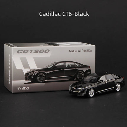 Massdi 1:64 Cadillac Escalade Car Model CT5 CT6 Alloy Miniature Diecast Vehicles Toy Collection