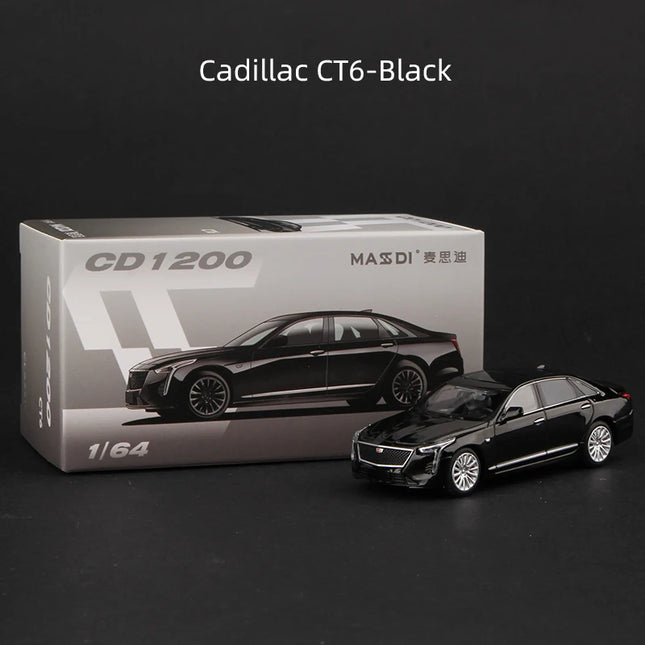 Massdi 1:64 Cadillac Escalade Car Model CT5 CT6 Alloy Miniature Diecast Vehicles Toy Collection