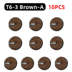T6- 3 Brown-A 10PCS