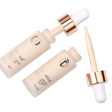 Natural Finish Liquid Foundation Full Coverage Makeup Base Oil Free BB Cream Long Lasting Face Concealer Cosmetics