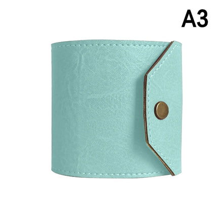 Leather Money Wallet Organizer, The Cash Wrap Wallet, Handy Fast Cash Access Money Holder, Small Compact Luxury Pocket Wallet