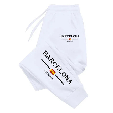 Mens Sweatpants Popular City Printing Pants Outdoors Sports Daily Casual Tracksuit Trousers Jogging Man Pants Street Dance 2025