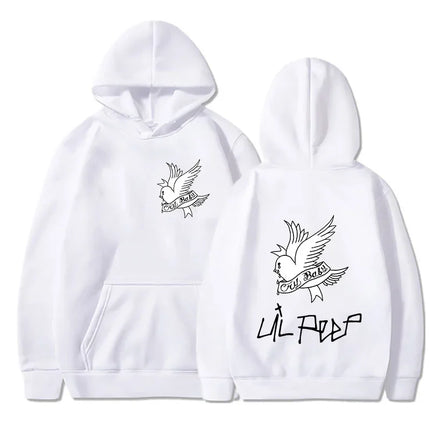 New autumn/winter men's Lil Peep printed hoodie and hoodie Sporty women's fashion Casual hip-hop Harajuku Street hip-hop top