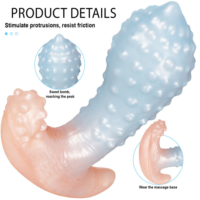 Wearable Anti-Drop Huge Anal Plug Dilator Training Big Butt Expansion Wear Large Anal Plug Extender For Women Men Adult Sex Toys
