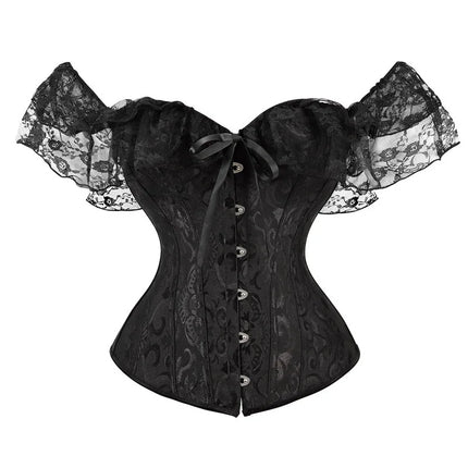Lace Corset Top Women Shapewear Fajas Waist Trainer Slimming Lingerie Blouses Body Shaper Woman Corsets Sexy Outwear Shaping Tops