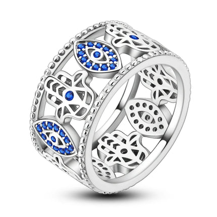 Shine Zircon Ring 925 Silver Original Stone Multi Layer Simple Infinitely Wide Rings For Women FineJewelry Wedding Party Gift