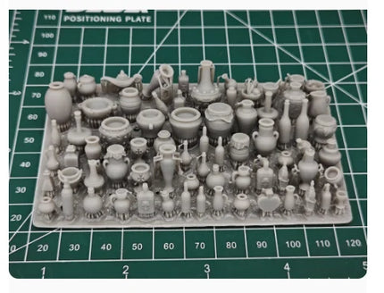 1/35 1/24 Scene Accessories Gravel and Grass Abandoned pipeline Flame effect parts 3D Printing Resin Accessories Fantasy Scene