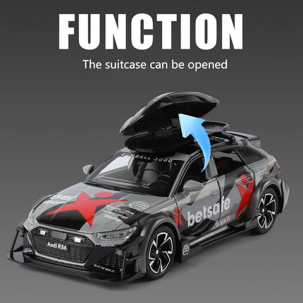 1:32 Audi RS6 Modified Vehicles Car Model Toys Alloy Metal Diecast Desktop Display Decorations Birthday Gift For Hobby Collector