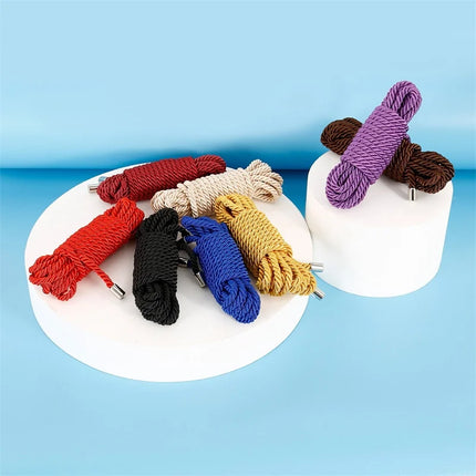 Exotic Shibari Accessories of Handcuffs Bondage Soft Rope for Men Women Fetish Slave Role Play Binder Restraint Touch Tie Up Fun
