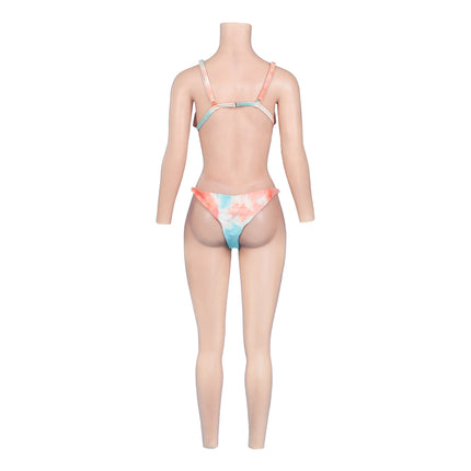 KUMIHO C Cup Full Silicon Bodysuit Silicone Bodysuit Crossdresser Breast Form Transgender Cosplay Artificial Vagina for Men