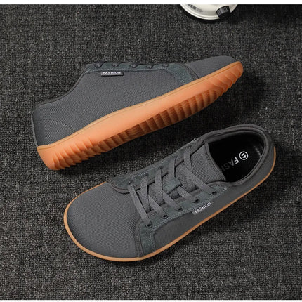 Men's Wide Slip On Minimalist Barefoot Shoes Zero Drop Sole Cross-Trainer Lightweight Breathable Running Walking Shoes Sneaker