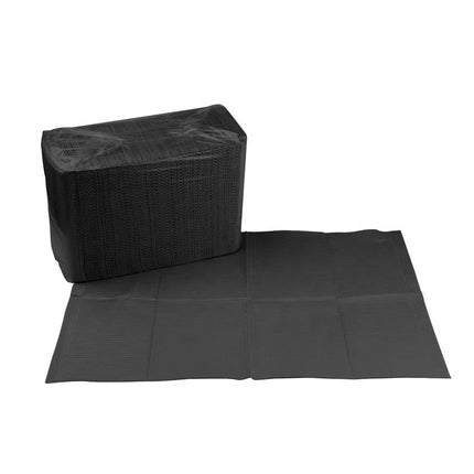 JUMTOP 125Pcs Dental Bibs Disposable Tattoo Clean Pad Table Covers Clean Pad Piercing Bibs Dentist Paper Scarf