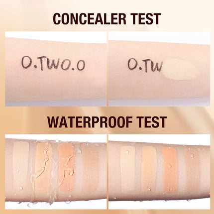 O.TWO.O Concealer Makeup Base Matte Lightweight Waterproof Eyes Dark Circles Foundation Cream Face Concealer Comestics