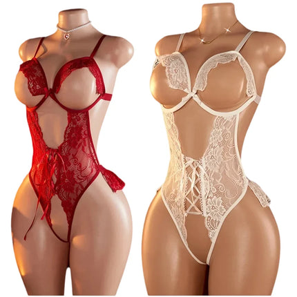 1pcs Women's  Sexy Lace Transparent Bra Erotic Costume Fantasy Intimate Exotic Fairy Embroidery  Bra Kit Push Up Breves Sets