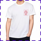 White (Chest Logo) / 5XL / No