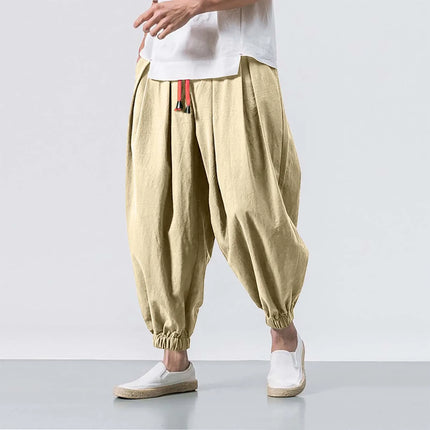 Men Loose Harem Pants Fashion Man Chinese Overweight Sweatpants Quality Casual Brand New Male Trousers