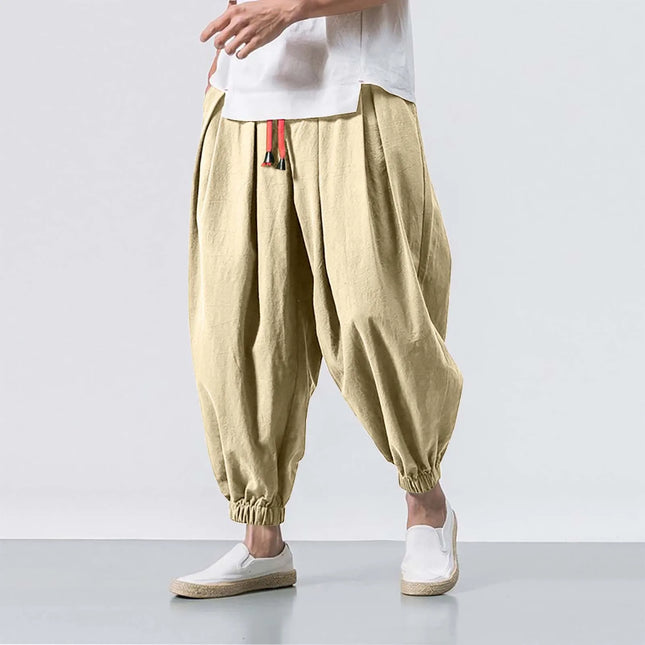 Men Loose Harem Pants Fashion Man Chinese Overweight Sweatpants Quality Casual Brand New Male Trousers