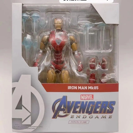 Marvel Iron Man MK50 SHFiguarts Marvel legend Nano Metal KAIYODO YAMAGUCHI Tony Stark Action Figure Model Toys Collection Gift