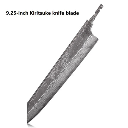 F.YOUNG DIY Damascus Steel Japanese Kitchen Chef Knife Blank Blade VG10 Full Tang Integral Hand Forged Sharp Edges Making Tools