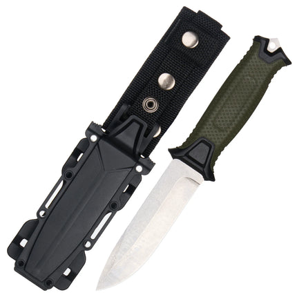 2026 new Outdoor knife camping defense straight knife wilderness survival