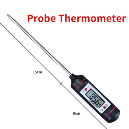 Tp700 Digital Remote Wireless Food Kitchen Oven Thermometer Probe For BBQ Grill  Oven Meat Timer  Temperature  Manually Set
