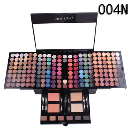 MISS ROSE Makeup Set Box Professional Full Kit 180 Color Glitter Eye shadow Palette Powder Brush Foundation Cosmetic Gifts Women