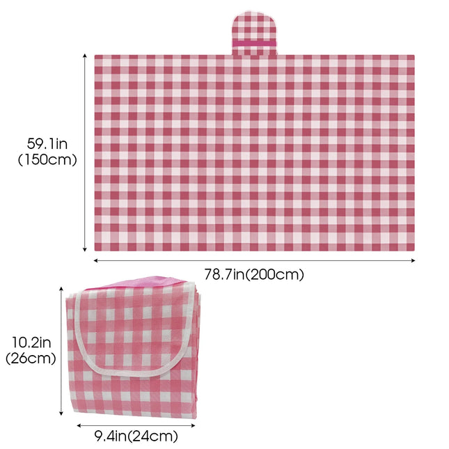 Picnic Blanket Beach Mat Extra Large 150x200cm Sandproof Waterproof Camping Blanket Portable Travel Outdoor Indoor Family BBQ Grass