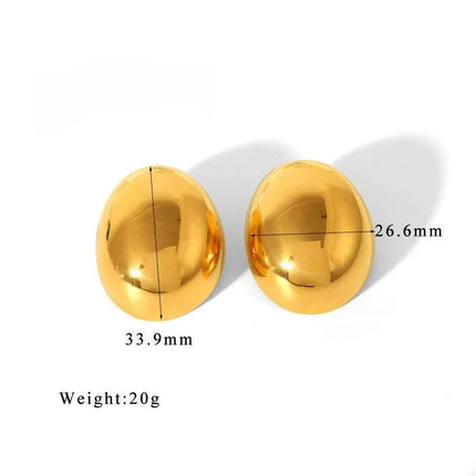 Fashionable elegant waterproof stainless steel bow heart-shaped pendant women's earrings jewelry party wedding 2025 new item