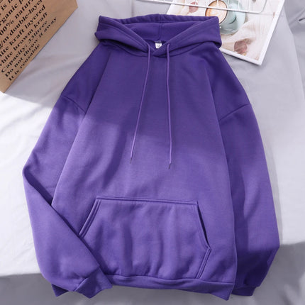 Fashion Men Women Hoodie Casual Hoodies Pullovers Sweatshirts Couple Tops Solid Color Hooded Spring Autumn Warm Fleece Hoody