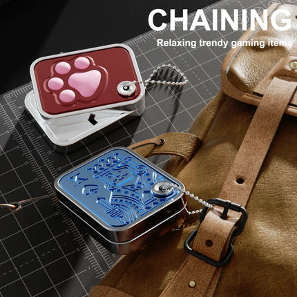 New product children's cat grab push card decompression toys pop bubble sound rotating fingertip spinning adult pressure relief