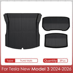 For 3 3Pcs Trunk Mat