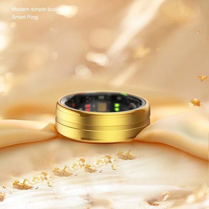 R06 Smart Ring for Men Women Sleep Monitor Heart Rate Blood Oxygen Fitness Tracker IP68 Waterproof