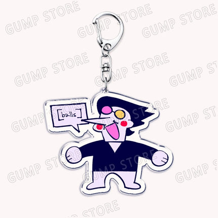Cute Game Deltarune Keychains for Accessories Ralsei Kris Susie Spamton Undertale Angel Jewelry Keyrings Fans Gaming Gamer Gifts