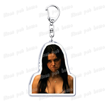 Horror Movie Obsession Keychain for Accessorie Bag Scary One Wish Willow Farming Keyrings Jewelry Friends Nikki Fans Gifts