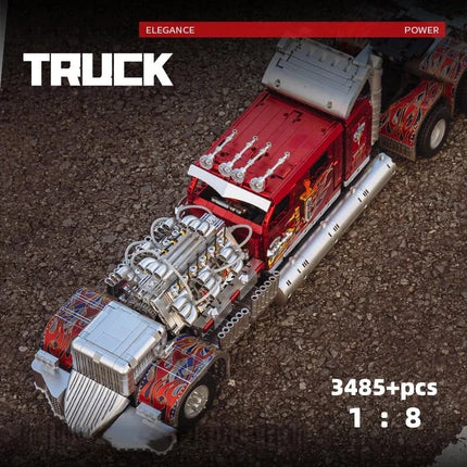 3485+ PCS Extra-Large Truck Model Building Blocks | Adult High-Difficulty Assembly Toy | Halloween & Christmas Gift