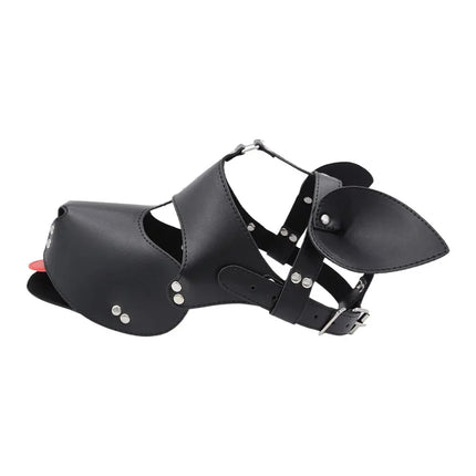 Slave Restraint Costume Fetish BDSM Restraint Headdress Hood Cosplay Sex Toys For Couples Cosplay PU Leather Sexy Mask Hood Eyes