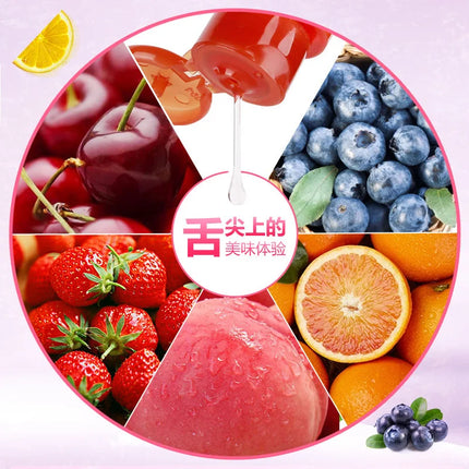 Edible Lubricant Strawberry Flavor Lubricant for Sex Lube Water Based Lubricant Oral Sex Anal Sex Masturbation Vagina Orgasm Gel