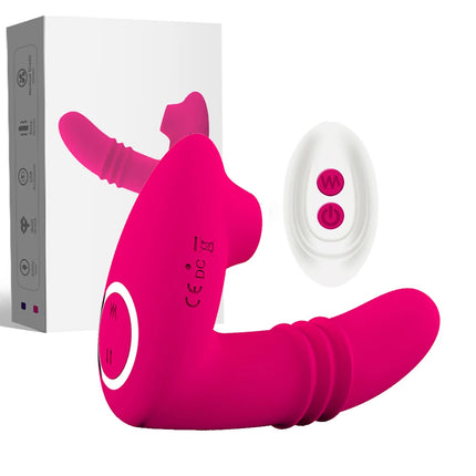 Wireless Remote Control Sucking Dildo Vibrator Wearable Panties G Spot Vibrators Vagina Stimulator Adult Sex Toys For Women