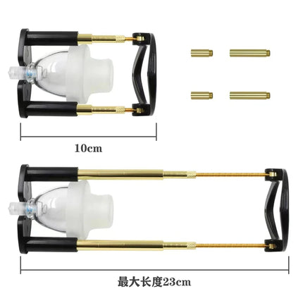 Bending Correct Penis Extender Enlargement with Vacuum Cup Sex Toys Men Dick Enhancer Stretcher Traction Exerciser Bigger Growth