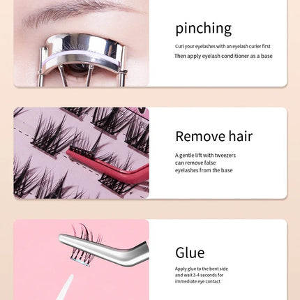 Gentle False Eyelash Glue No Irritation White Fake Eyelashes Glues Quick Drying Waterproof Natural Lashes Extension Adhesive