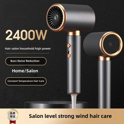 2400W High-Power 15 Second Fast Drying Negative Ion Constant Temperature Hot And Cold Air High-Speed Hair Dryer EU/US/UK Plug