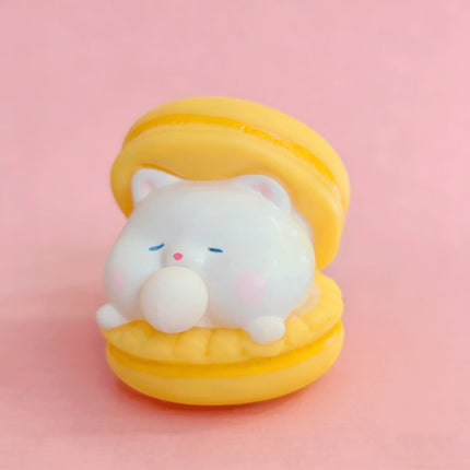 Cute Animal Frog Spitting Bubble Burger Stress Relief Pinch Children's Toys Office Funny Vent Toys Desktop Decorative Ornaments