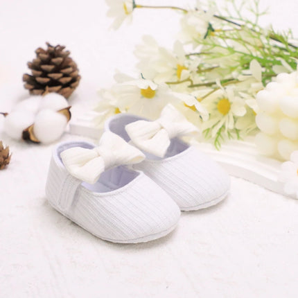 Adorable Bowknot Mary Jane Shoes For Baby Girls - Lightweight, Non-Slip & Soft Flat Sole For Indoor/Outdoor Walking All Year Rou